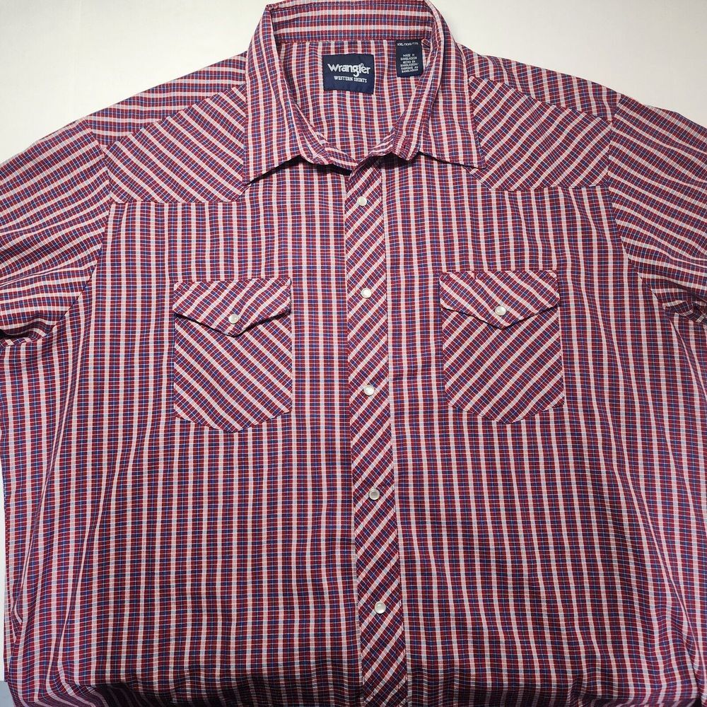 WRANGLER SHORT‎ SLEEVE PEARL SNAP SIZE XXL